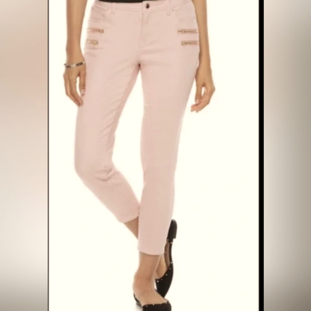 Jennifer Lopez Skinny Leg Jeans Light Pink Size 6 EUC